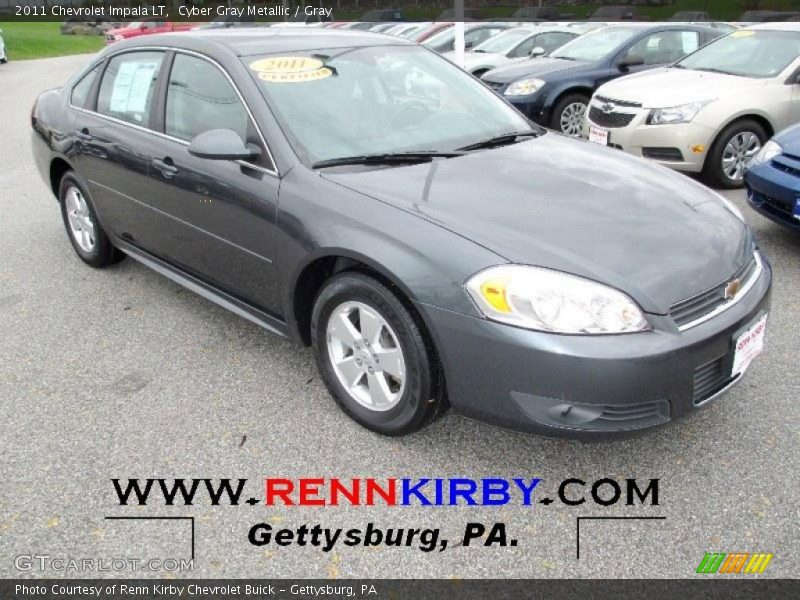 Cyber Gray Metallic / Gray 2011 Chevrolet Impala LT
