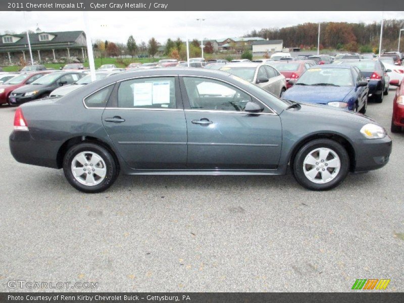 Cyber Gray Metallic / Gray 2011 Chevrolet Impala LT