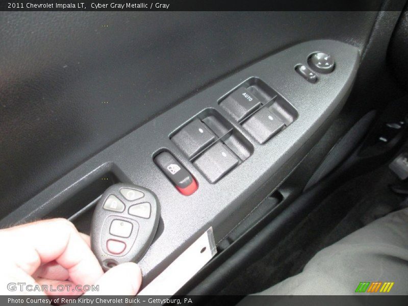 Cyber Gray Metallic / Gray 2011 Chevrolet Impala LT