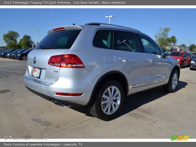 Cool Silver Metallic / Black Anthracite 2013 Volkswagen Touareg TDI Sport 4XMotion