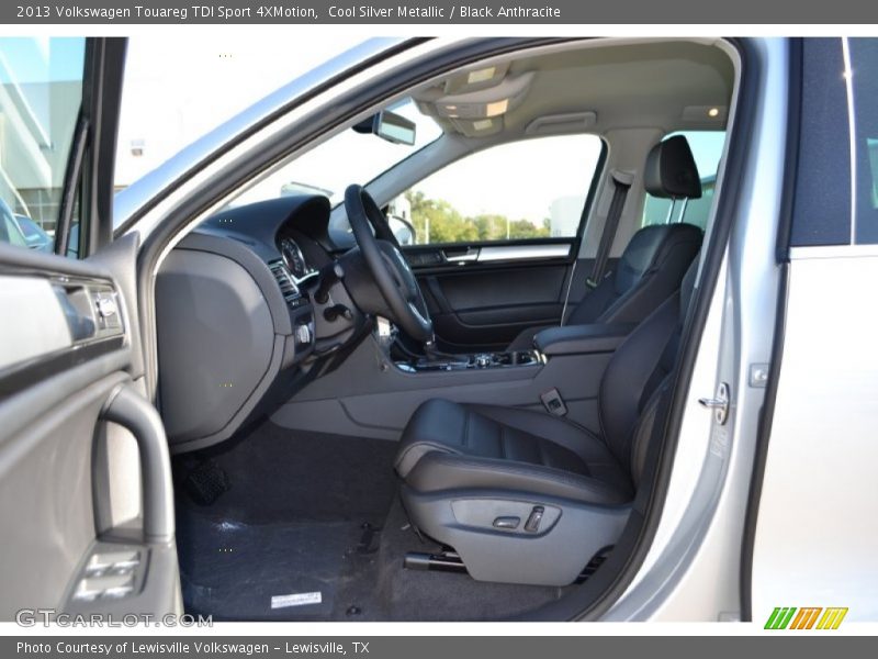 Cool Silver Metallic / Black Anthracite 2013 Volkswagen Touareg TDI Sport 4XMotion