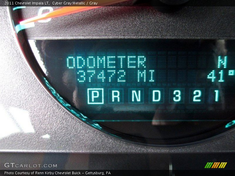 Cyber Gray Metallic / Gray 2011 Chevrolet Impala LT