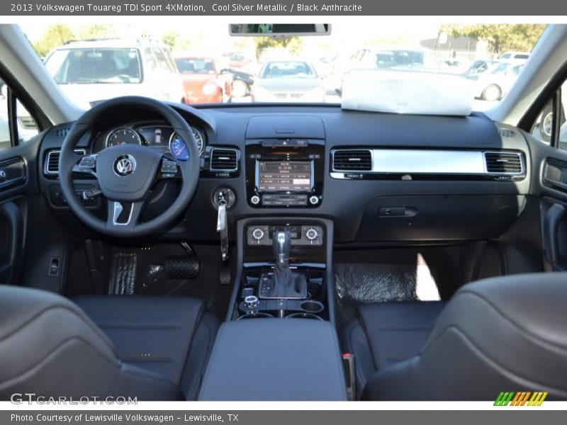 Cool Silver Metallic / Black Anthracite 2013 Volkswagen Touareg TDI Sport 4XMotion