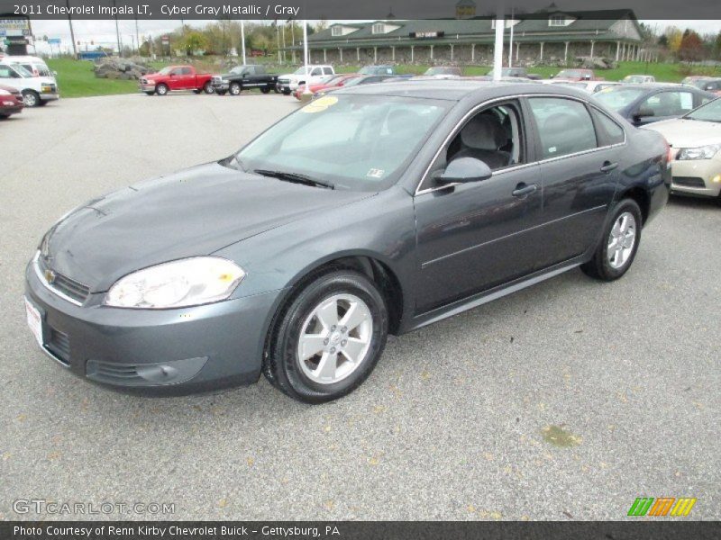 Cyber Gray Metallic / Gray 2011 Chevrolet Impala LT