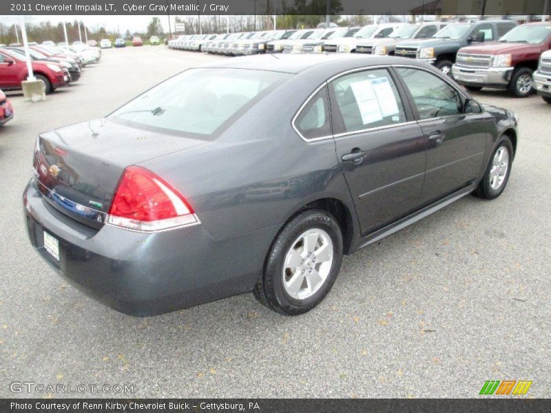 Cyber Gray Metallic / Gray 2011 Chevrolet Impala LT