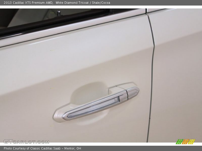 White Diamond Tricoat / Shale/Cocoa 2013 Cadillac XTS Premium AWD