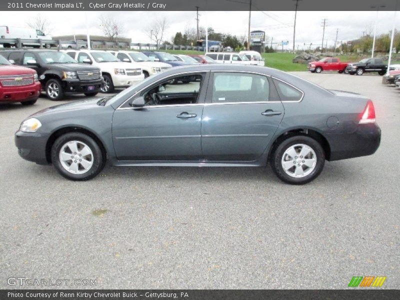 Cyber Gray Metallic / Gray 2011 Chevrolet Impala LT