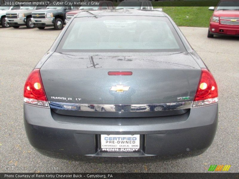Cyber Gray Metallic / Gray 2011 Chevrolet Impala LT
