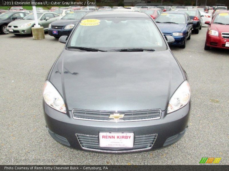 Cyber Gray Metallic / Gray 2011 Chevrolet Impala LT