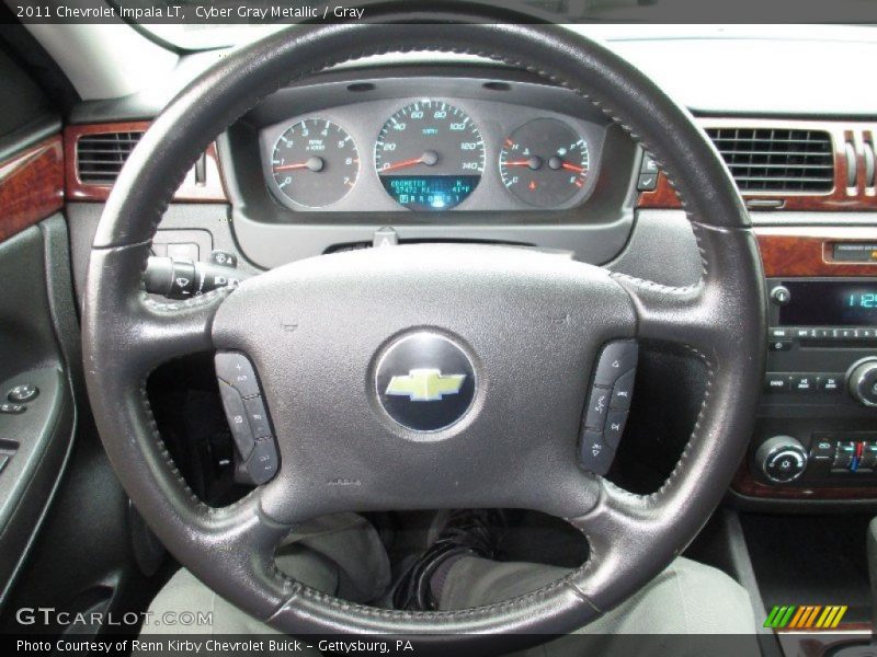 Cyber Gray Metallic / Gray 2011 Chevrolet Impala LT