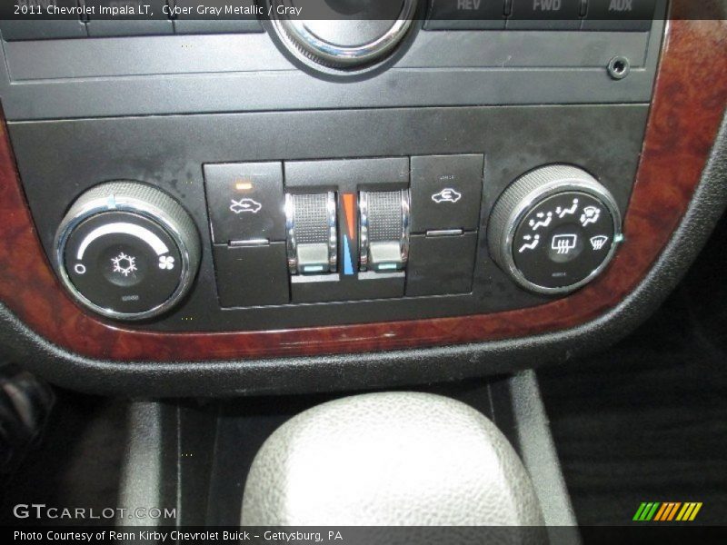 Cyber Gray Metallic / Gray 2011 Chevrolet Impala LT