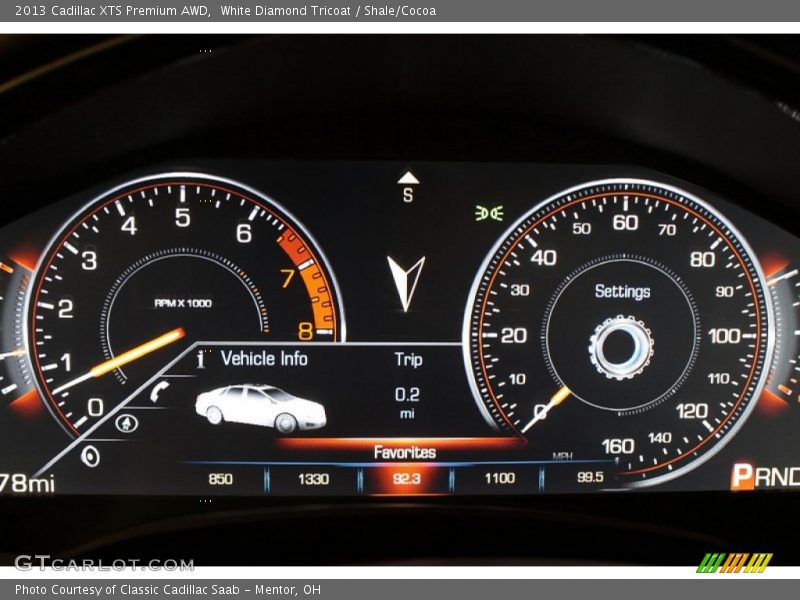  2013 XTS Premium AWD Premium AWD Gauges