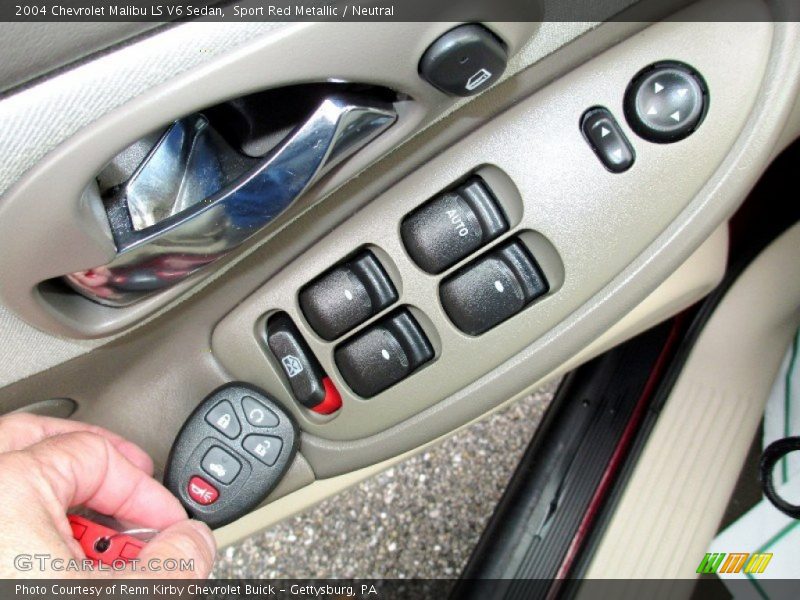 Sport Red Metallic / Neutral 2004 Chevrolet Malibu LS V6 Sedan