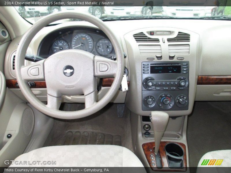 Sport Red Metallic / Neutral 2004 Chevrolet Malibu LS V6 Sedan