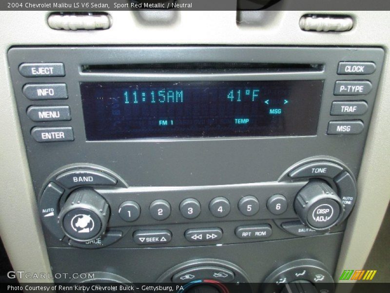 Sport Red Metallic / Neutral 2004 Chevrolet Malibu LS V6 Sedan