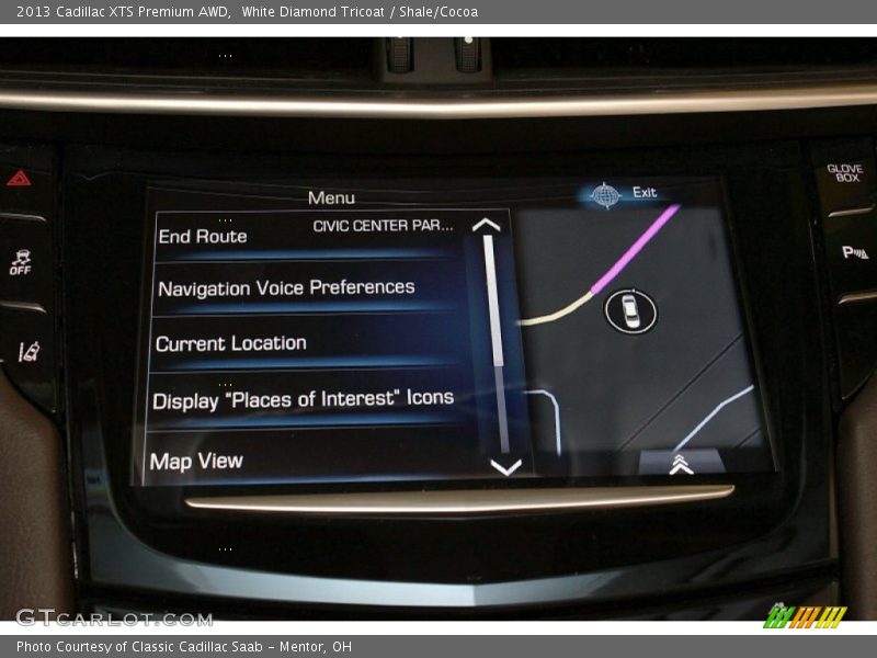 White Diamond Tricoat / Shale/Cocoa 2013 Cadillac XTS Premium AWD