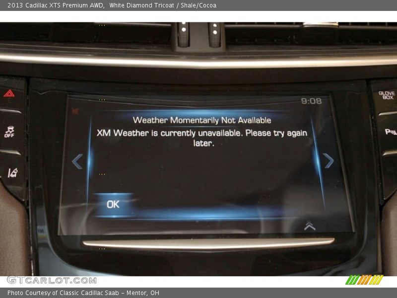 White Diamond Tricoat / Shale/Cocoa 2013 Cadillac XTS Premium AWD