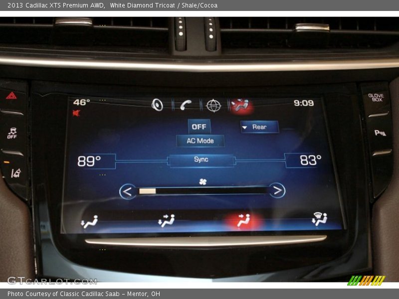 White Diamond Tricoat / Shale/Cocoa 2013 Cadillac XTS Premium AWD