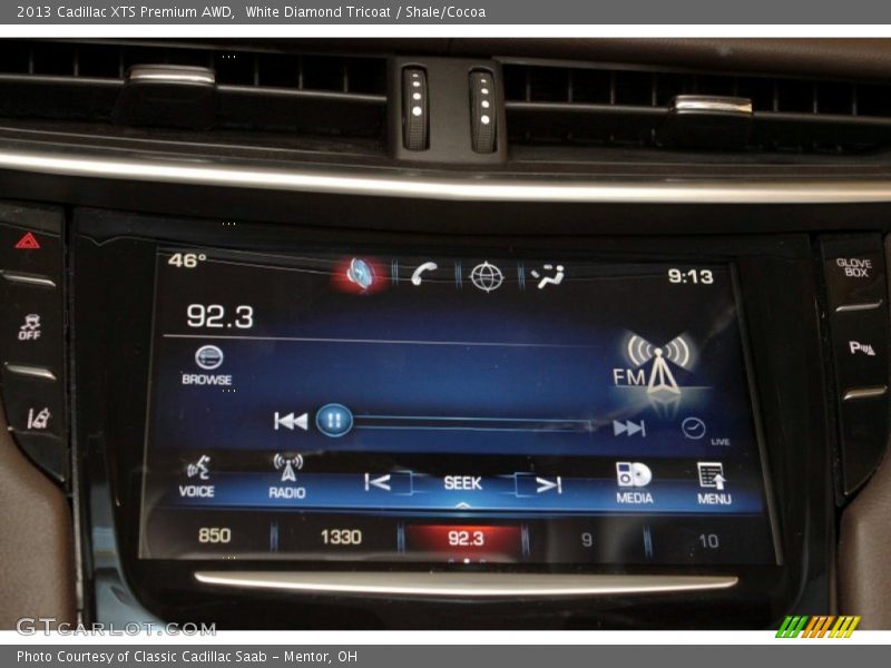 White Diamond Tricoat / Shale/Cocoa 2013 Cadillac XTS Premium AWD