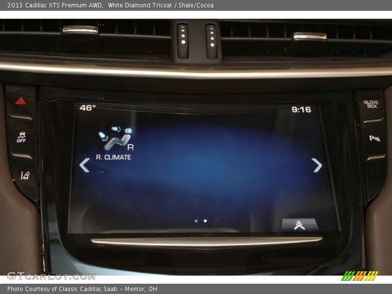 White Diamond Tricoat / Shale/Cocoa 2013 Cadillac XTS Premium AWD