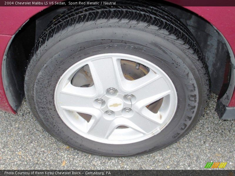 Sport Red Metallic / Neutral 2004 Chevrolet Malibu LS V6 Sedan