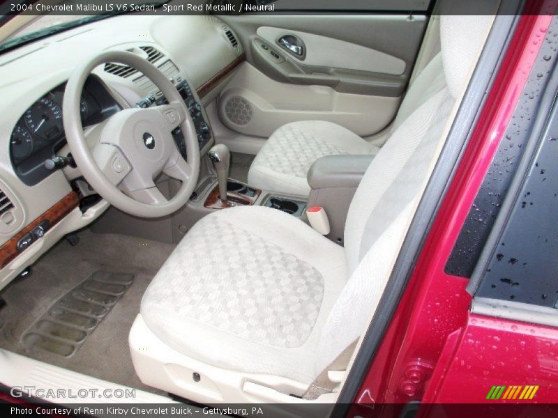 Sport Red Metallic / Neutral 2004 Chevrolet Malibu LS V6 Sedan