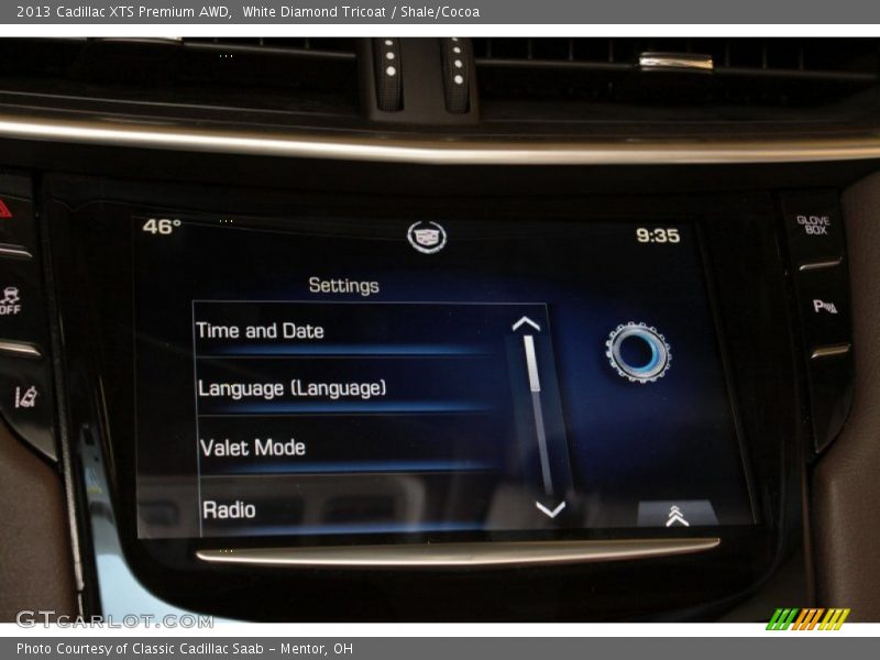 White Diamond Tricoat / Shale/Cocoa 2013 Cadillac XTS Premium AWD