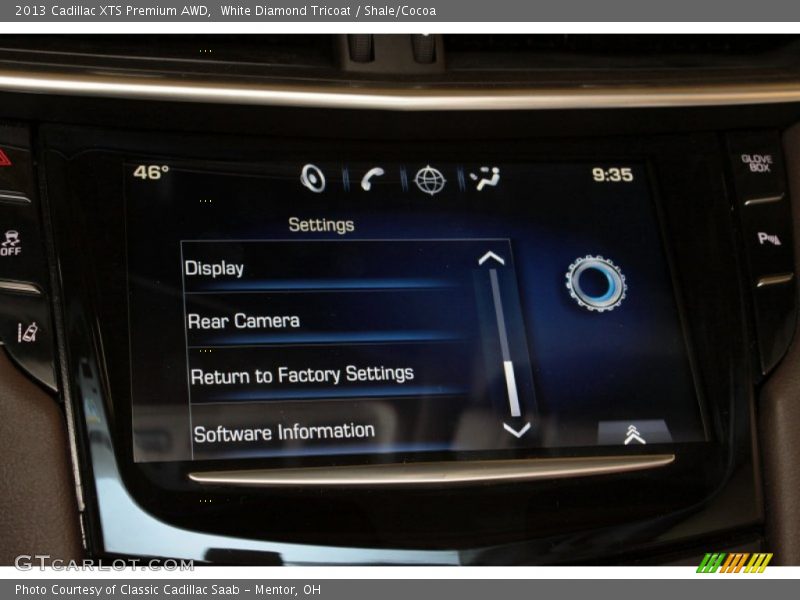 White Diamond Tricoat / Shale/Cocoa 2013 Cadillac XTS Premium AWD