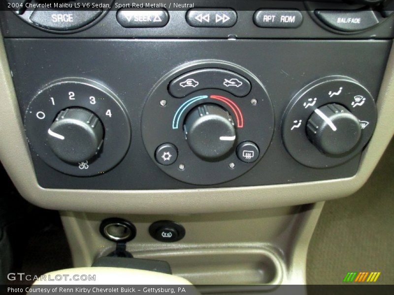 Sport Red Metallic / Neutral 2004 Chevrolet Malibu LS V6 Sedan