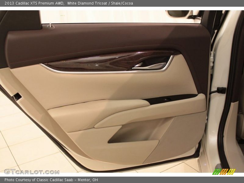 White Diamond Tricoat / Shale/Cocoa 2013 Cadillac XTS Premium AWD