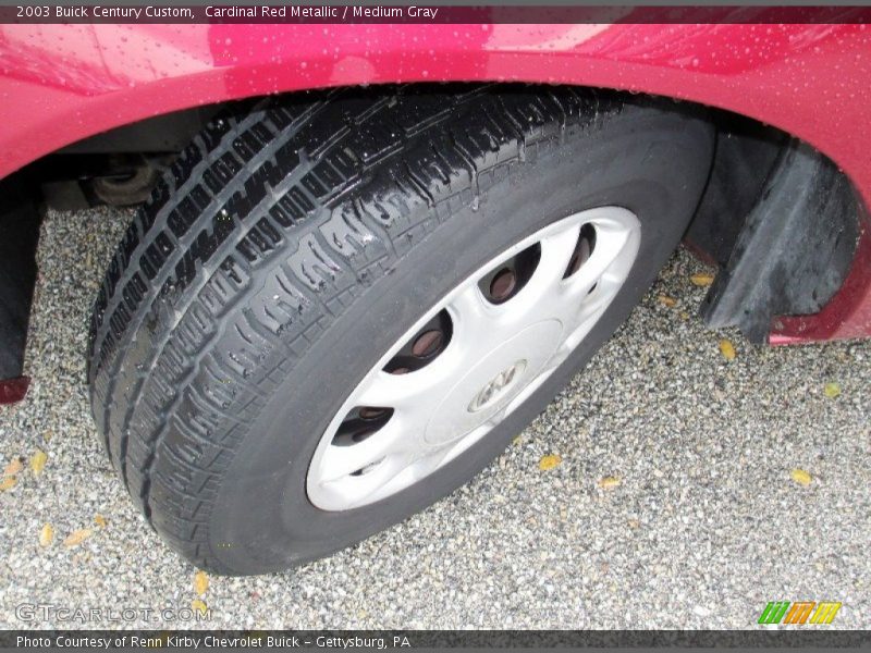 Cardinal Red Metallic / Medium Gray 2003 Buick Century Custom