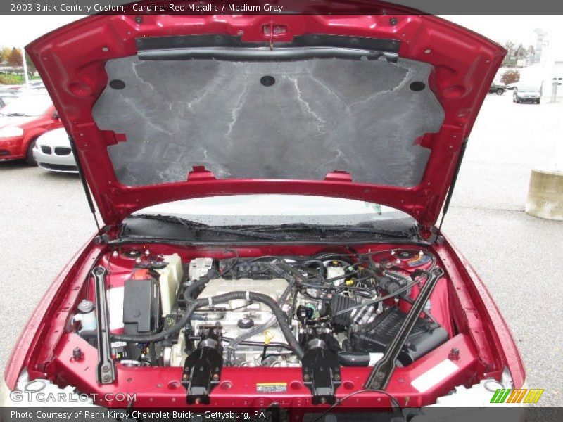 Cardinal Red Metallic / Medium Gray 2003 Buick Century Custom