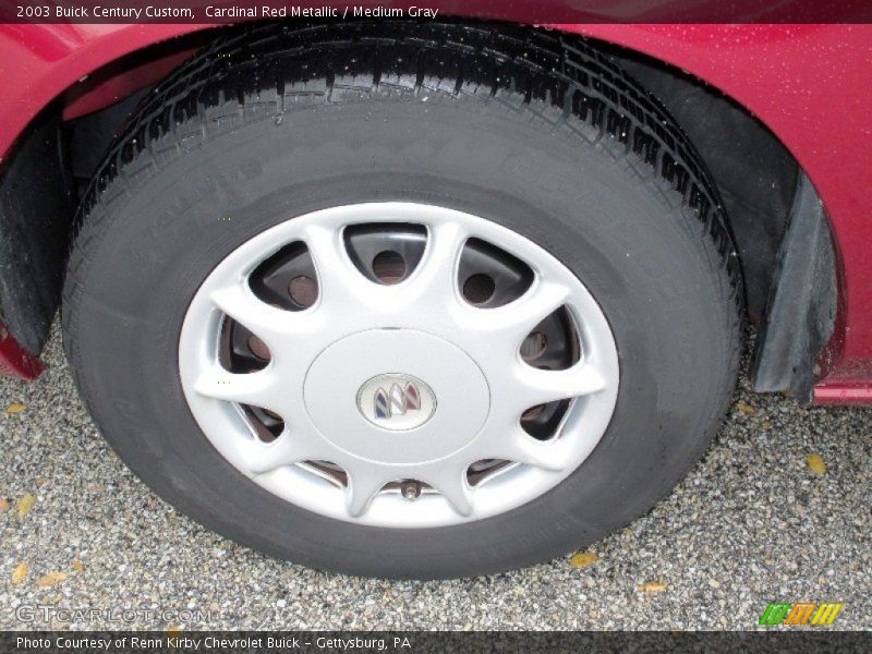 Cardinal Red Metallic / Medium Gray 2003 Buick Century Custom