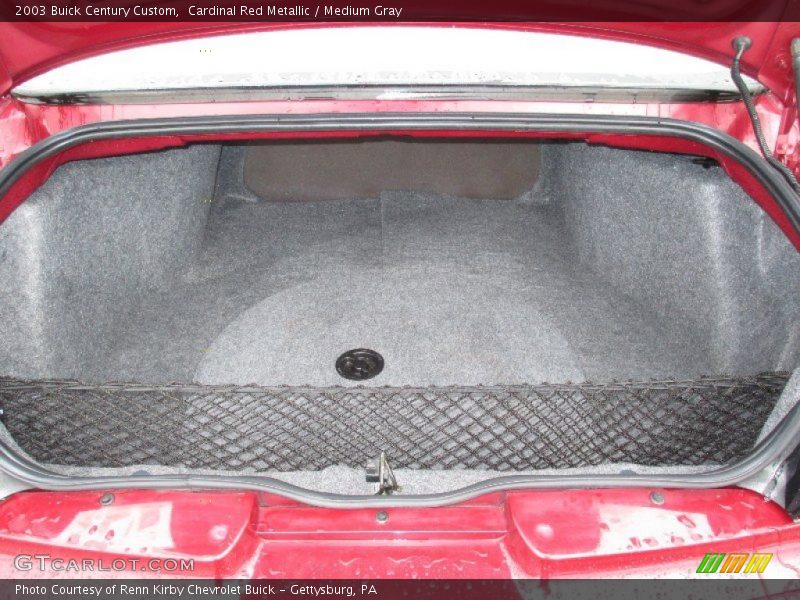 Cardinal Red Metallic / Medium Gray 2003 Buick Century Custom