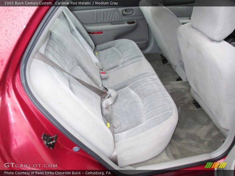 Cardinal Red Metallic / Medium Gray 2003 Buick Century Custom