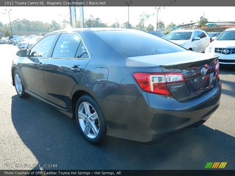 Magnetic Gray Metallic / Black/Ash 2012 Toyota Camry SE