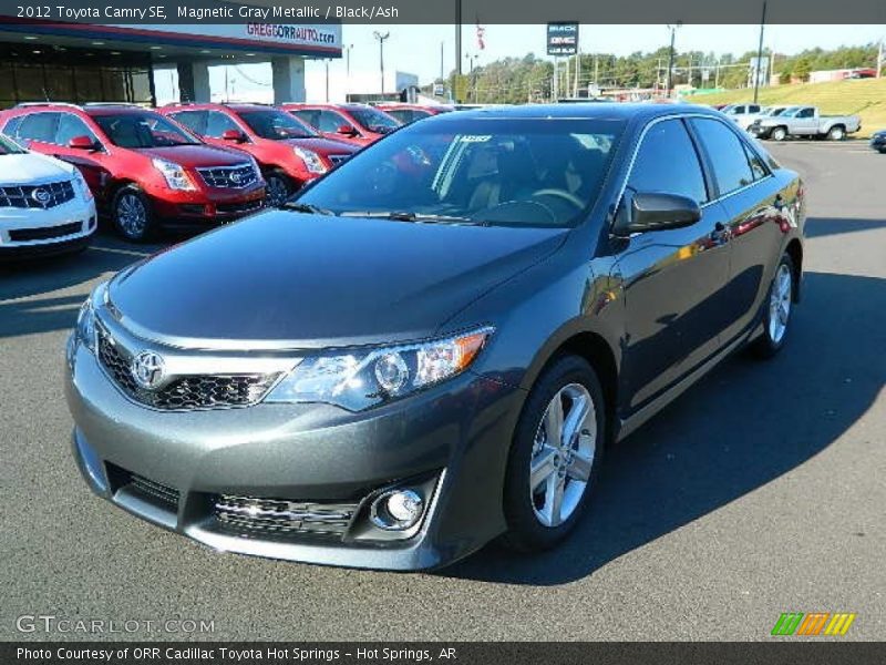 Magnetic Gray Metallic / Black/Ash 2012 Toyota Camry SE