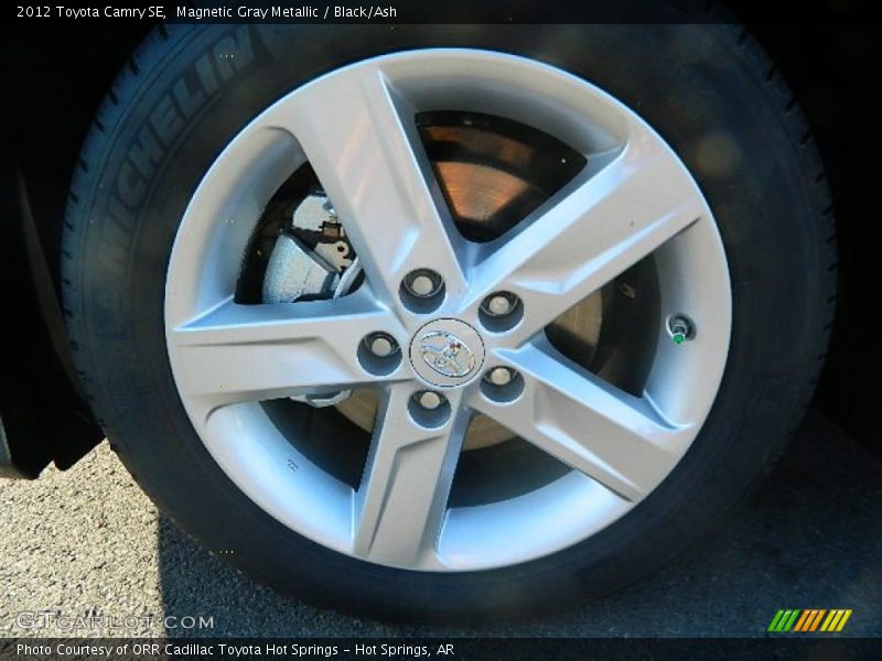 Magnetic Gray Metallic / Black/Ash 2012 Toyota Camry SE