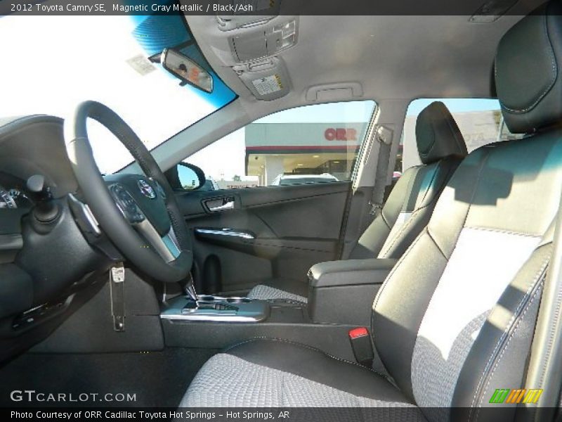 Magnetic Gray Metallic / Black/Ash 2012 Toyota Camry SE