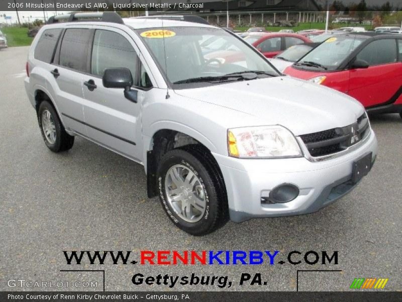 Liquid Silver Metallic / Charcoal 2006 Mitsubishi Endeavor LS AWD