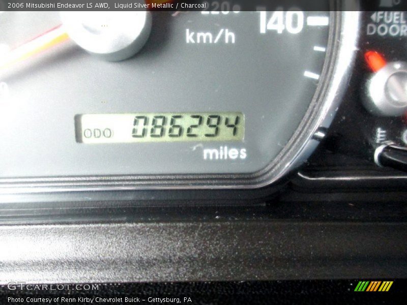 Liquid Silver Metallic / Charcoal 2006 Mitsubishi Endeavor LS AWD