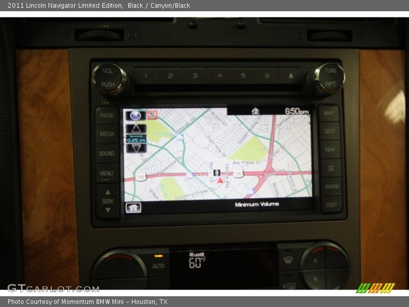 Navigation of 2011 Navigator Limited Edition