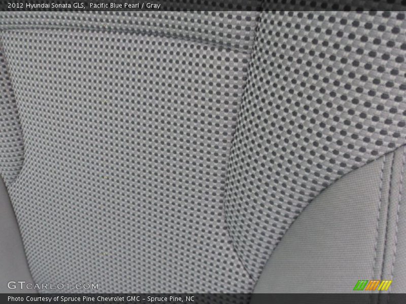 Pacific Blue Pearl / Gray 2012 Hyundai Sonata GLS