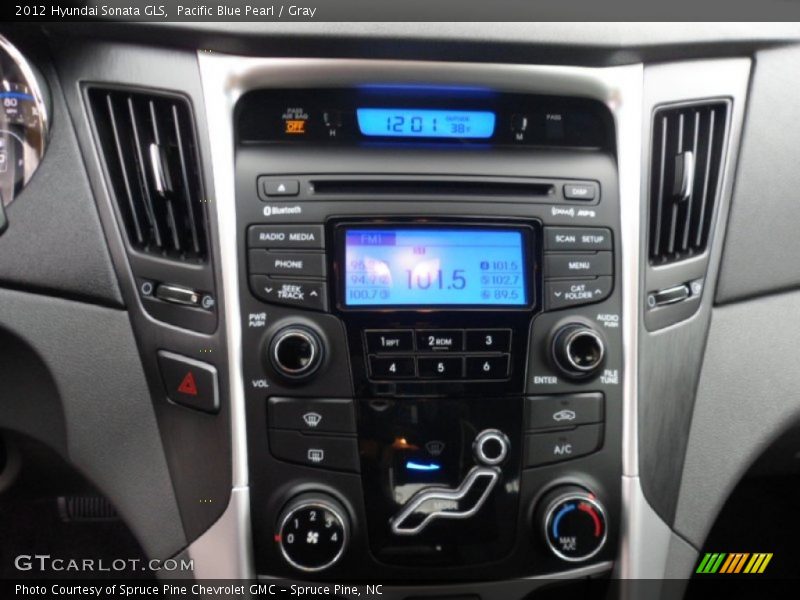 Controls of 2012 Sonata GLS