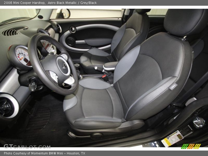 Astro Black Metallic / Grey/Black 2008 Mini Cooper Hardtop