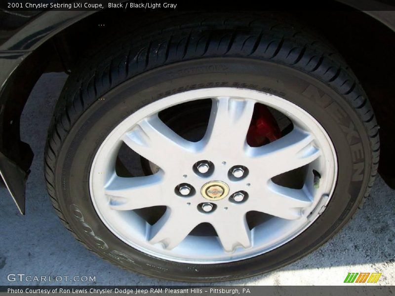 Black / Black/Light Gray 2001 Chrysler Sebring LXi Coupe