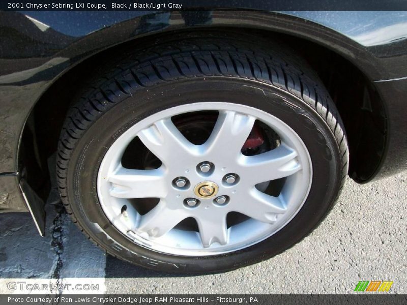Black / Black/Light Gray 2001 Chrysler Sebring LXi Coupe