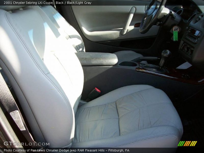Black / Black/Light Gray 2001 Chrysler Sebring LXi Coupe