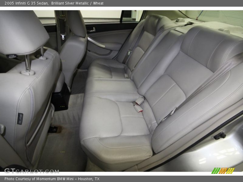 Brilliant Silver Metallic / Wheat 2005 Infiniti G 35 Sedan