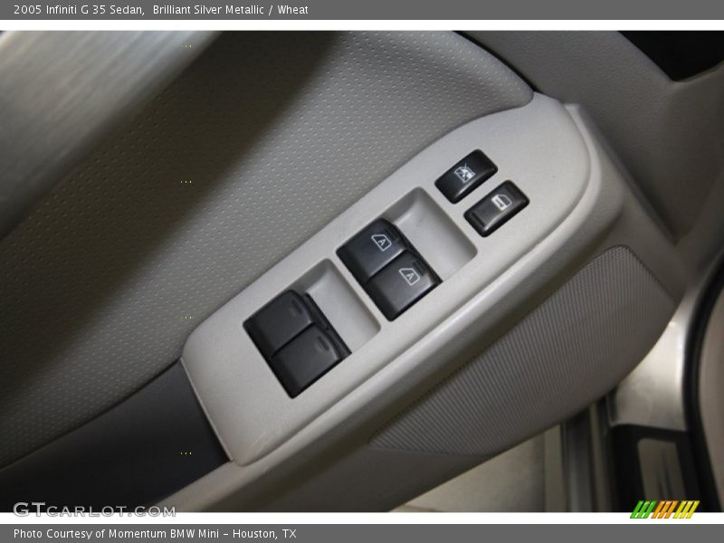 Brilliant Silver Metallic / Wheat 2005 Infiniti G 35 Sedan